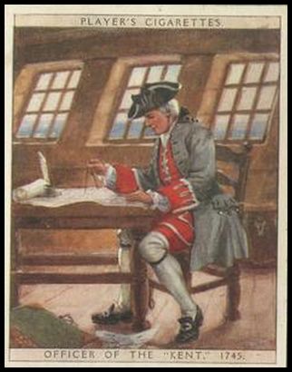 9 Officer of the Kent , 1745